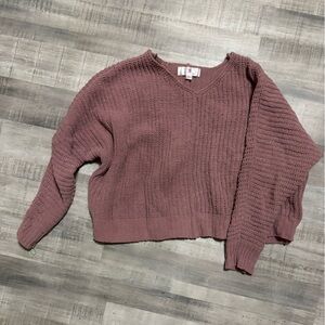 Chloe + Isabel Textured Knit in Dusty Rose